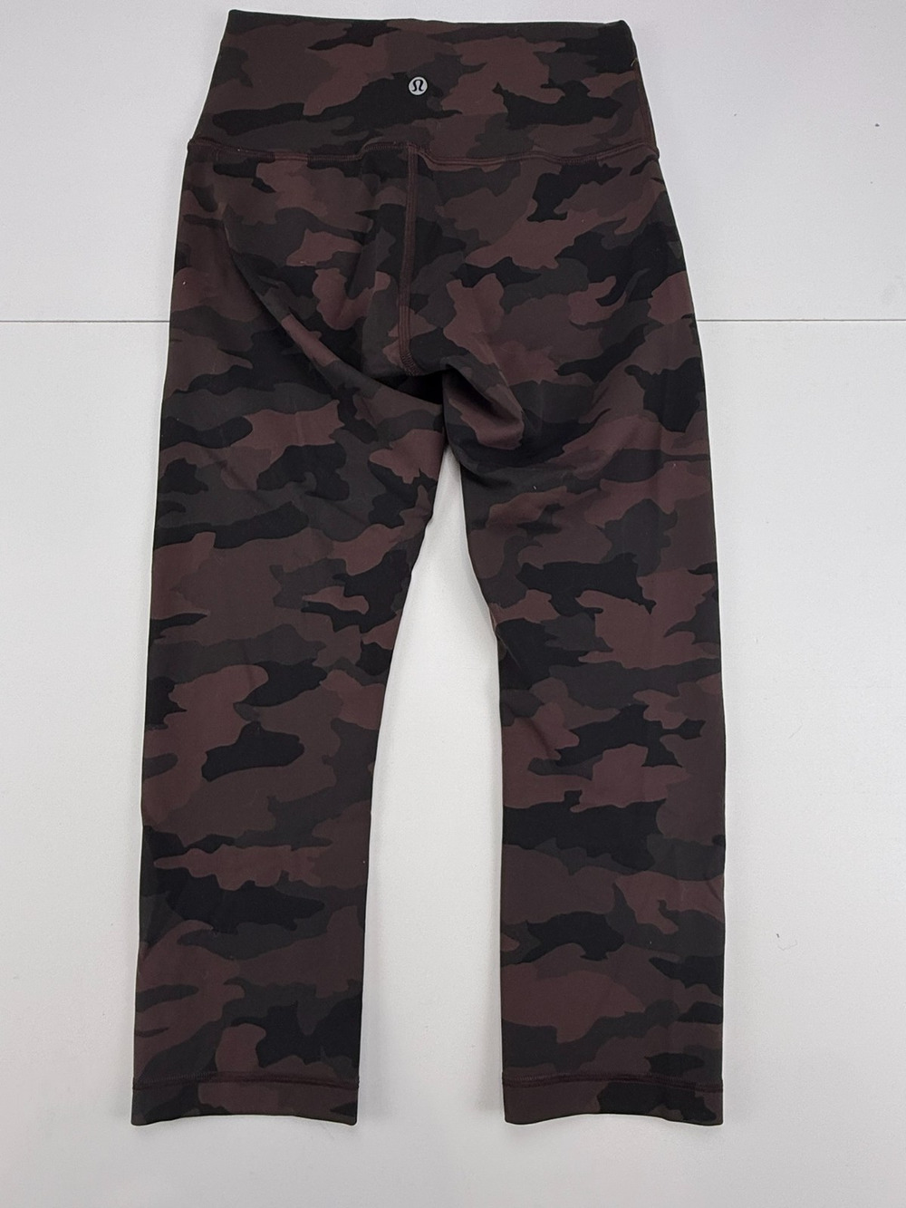 Lululemon Womens Leggings Size 6 Brown Black Camo High Rise Full Length Yoga